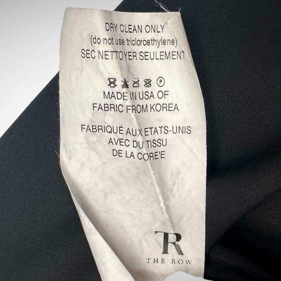 The Row Women's 6 Sleeveless Silk Jumpsuit Solid‎ Black Wide Leg Quiet Luxury - Picture 11 of 12